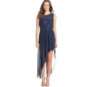 BCBGMaxAzria Navy Blue Maxi Dress